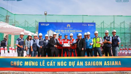 Cán đích vượt tiến độ, Saigon Asiana chính thức cất nóc